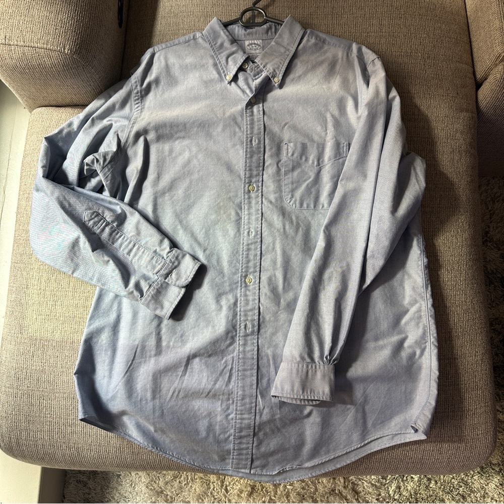 Brooks Brothers Blue Original Polo Shirt Slim Fit